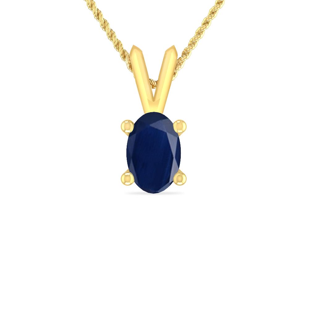 Yellow Gold - Sapphire