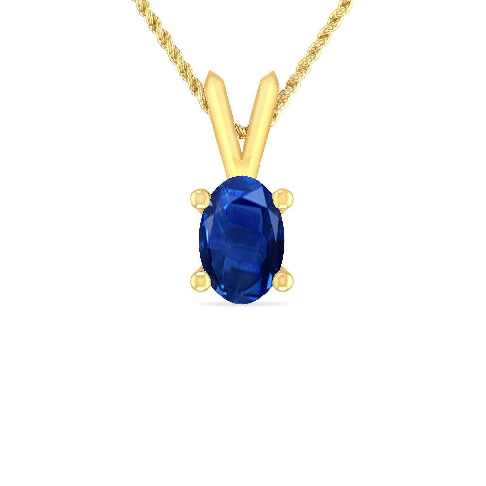 Yellow Gold - Sapphire