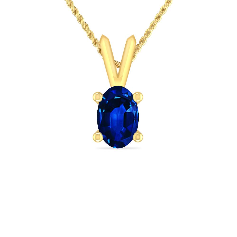 Yellow Gold - Sapphire