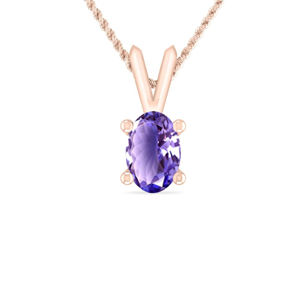 Rose Gold - Tanzanite