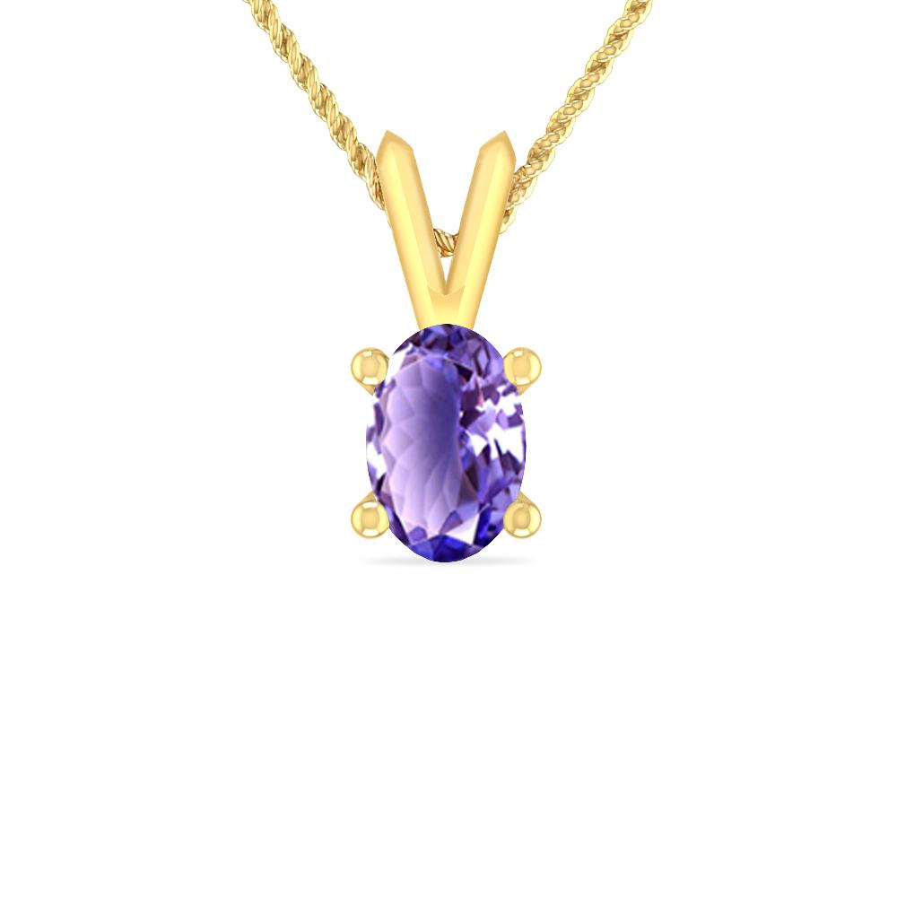 Yellow Gold - Tanzanite