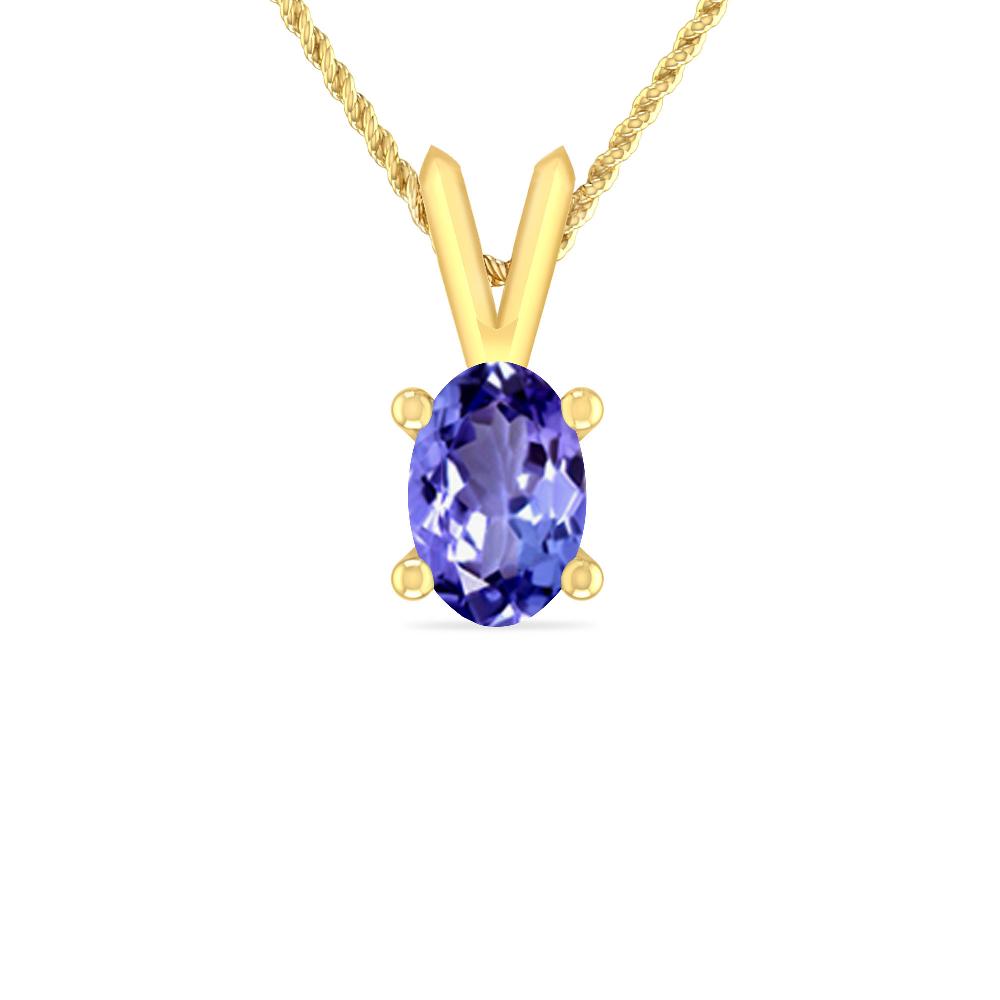 Yellow Gold - Tanzanite