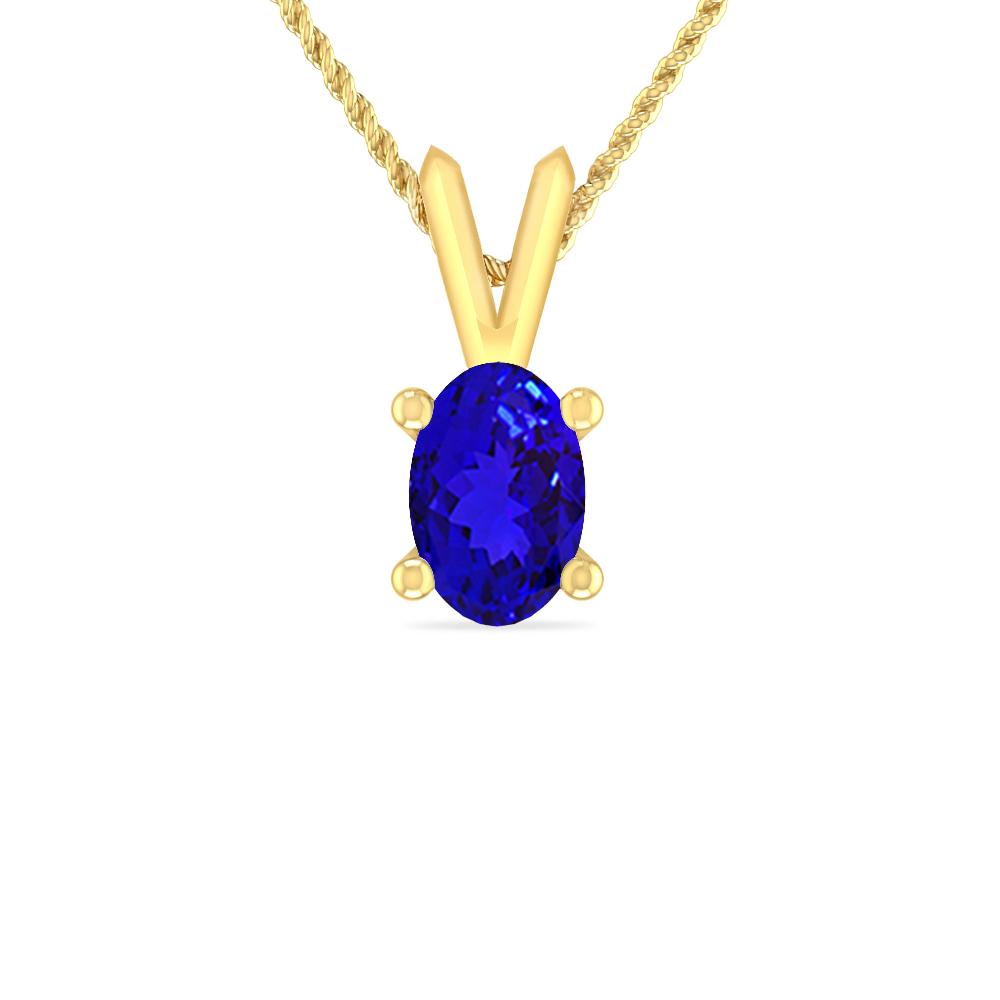 Yellow Gold - Tanzanite