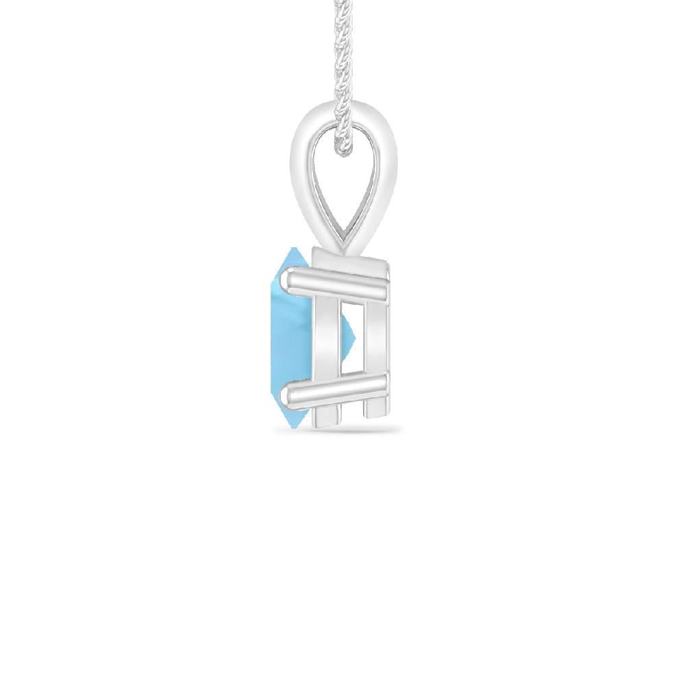 White Gold - Blue Topaz