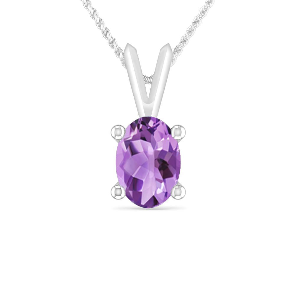 White Gold - Amethyst