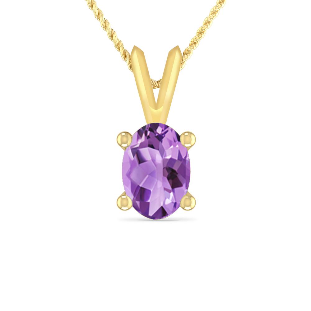 Yellow Gold - Amethyst