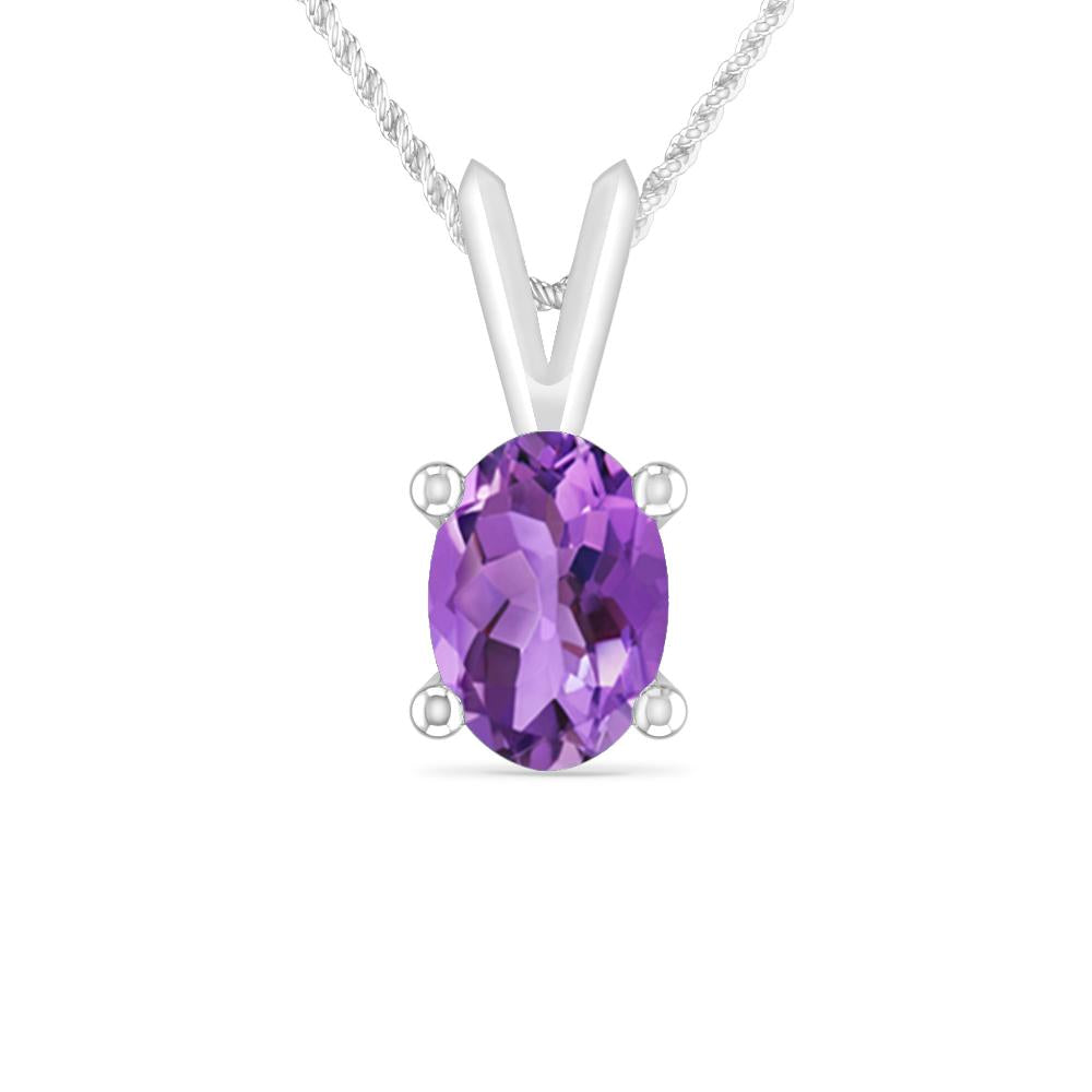 White Gold - Amethyst