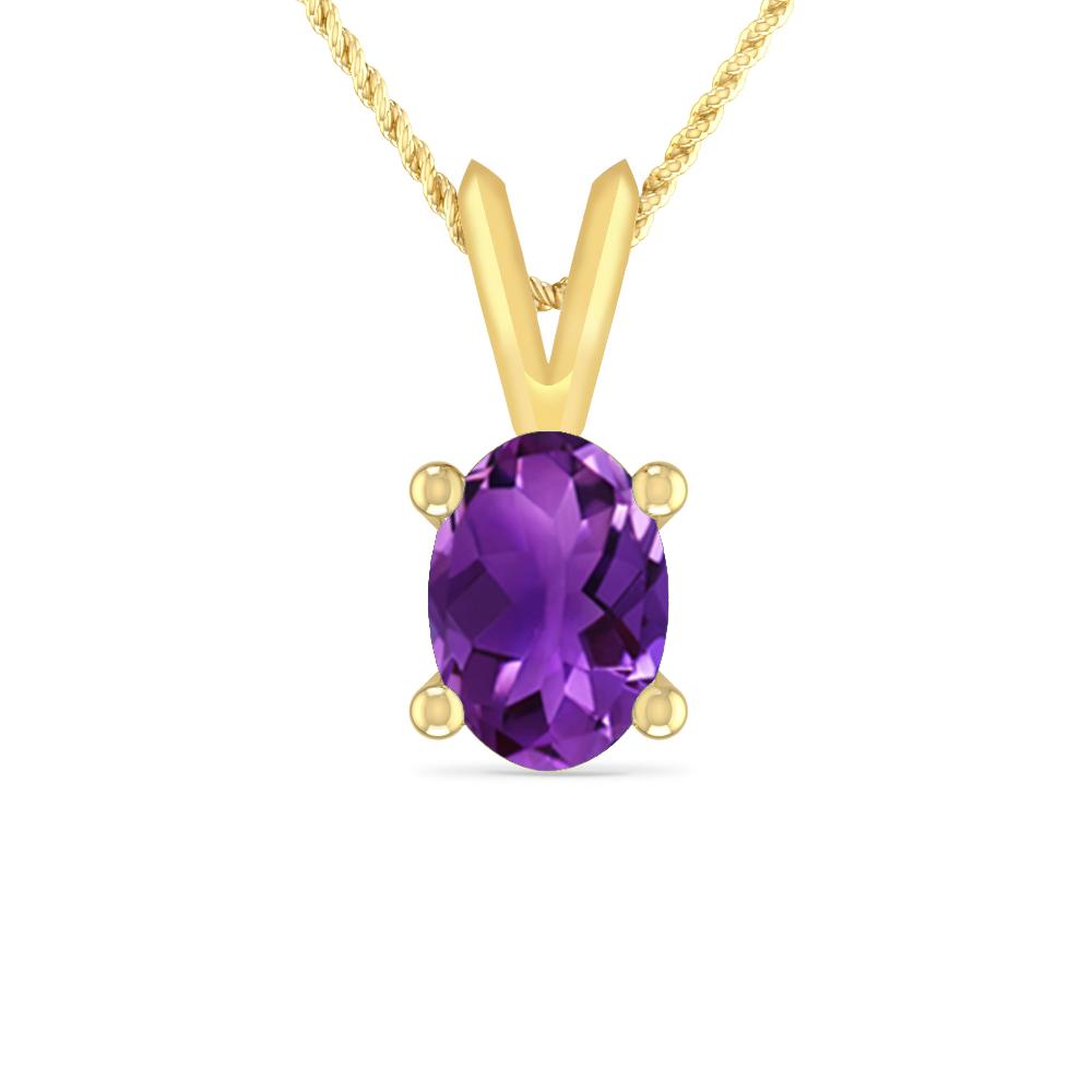 Yellow Gold - Amethyst