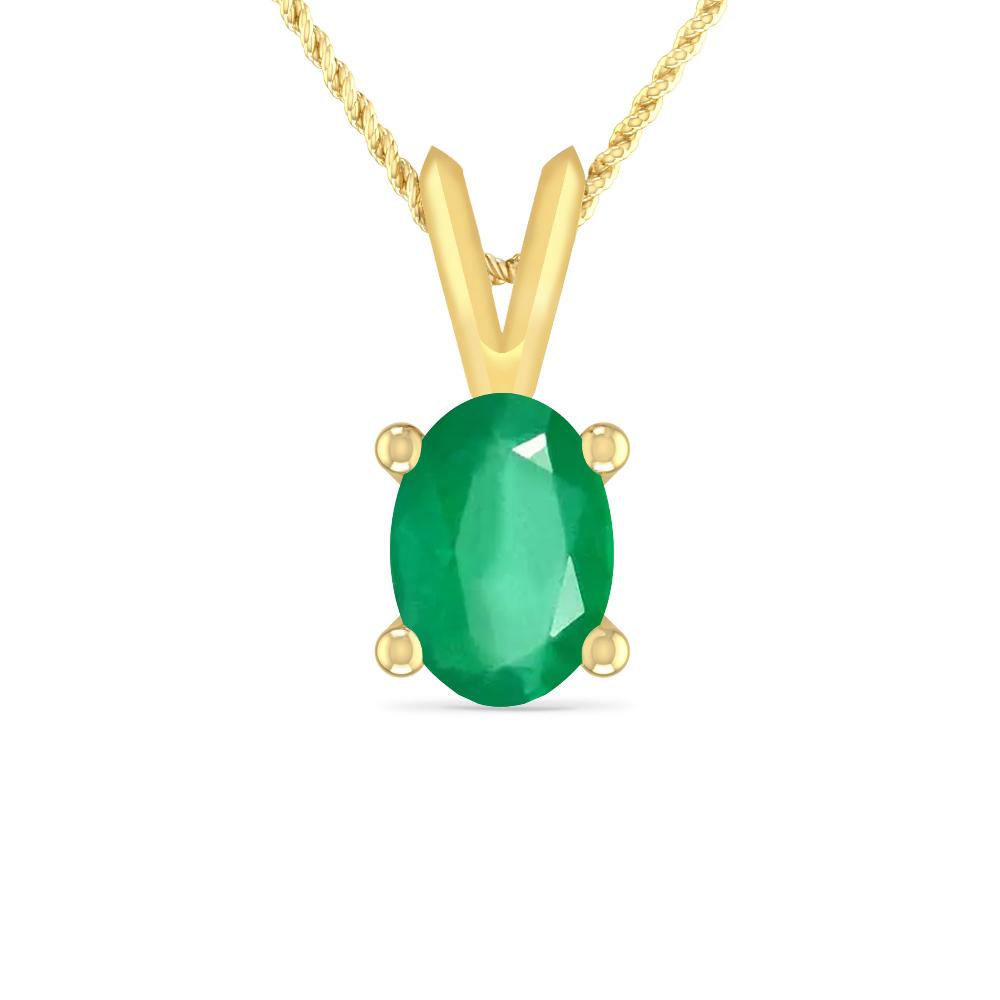 Yellow Gold - Emerald