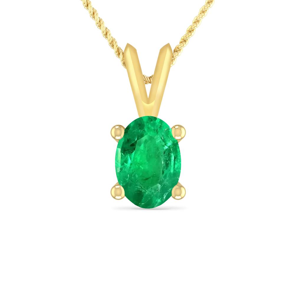 Yellow Gold - Emerald