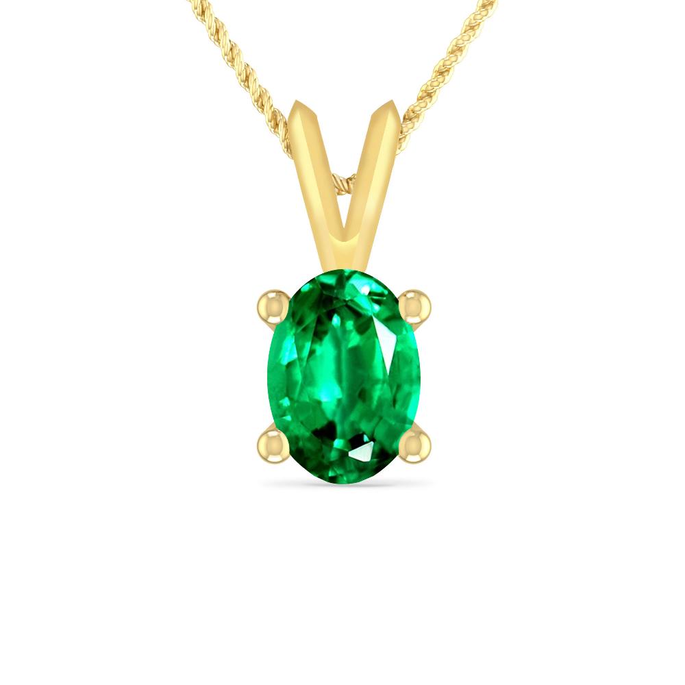 Yellow Gold - Emerald