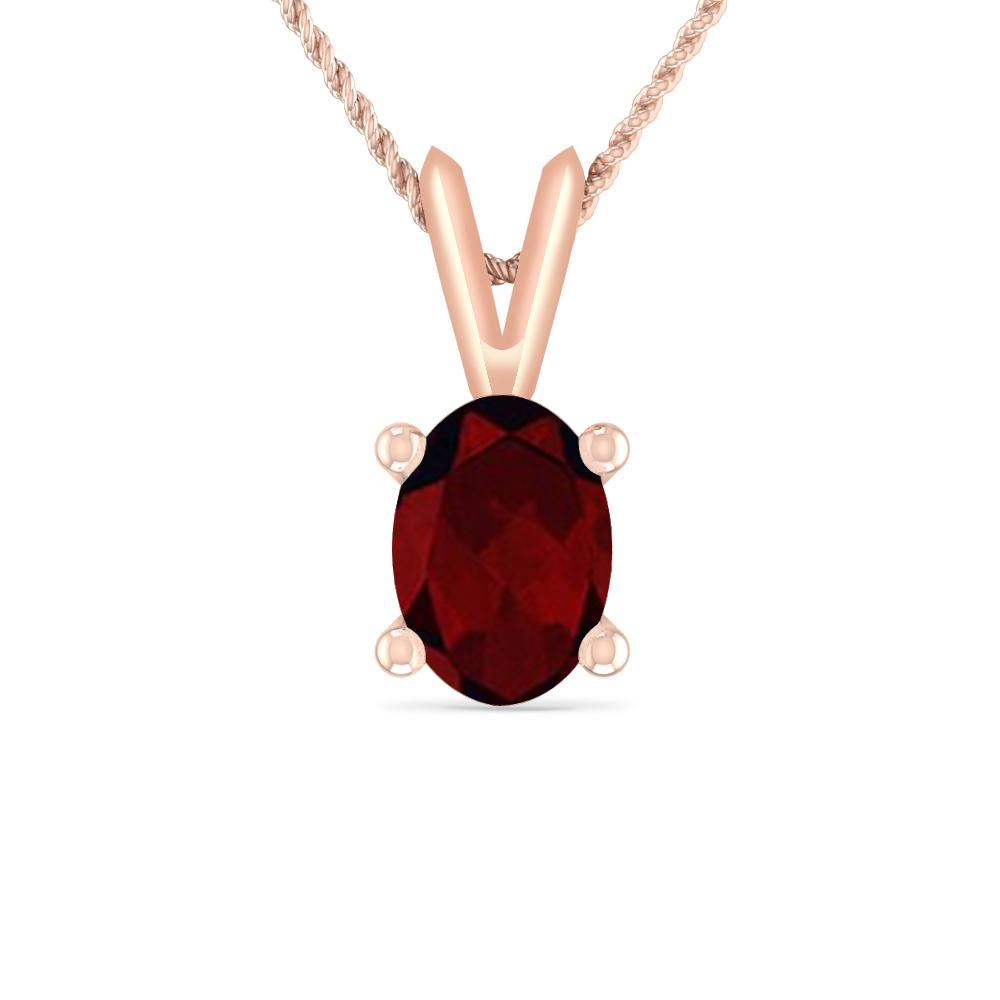 Rose Gold - Garnet