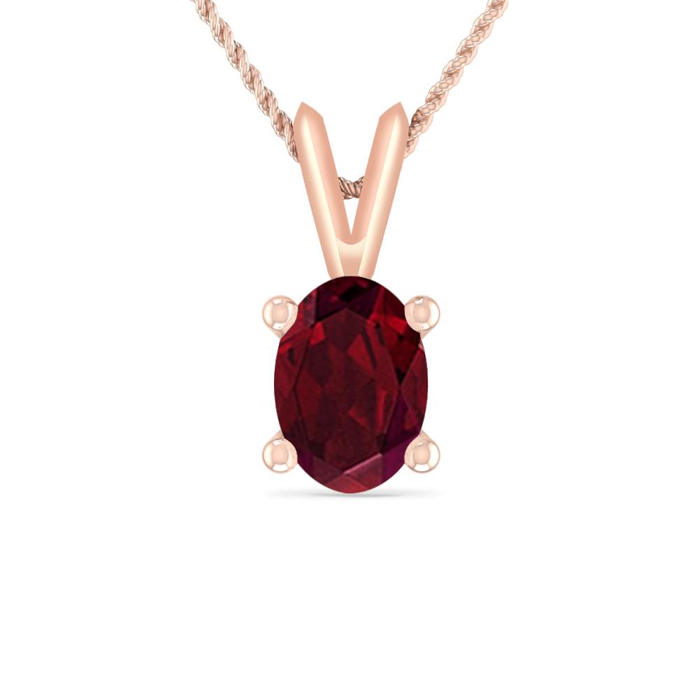 Rose Gold - Garnet