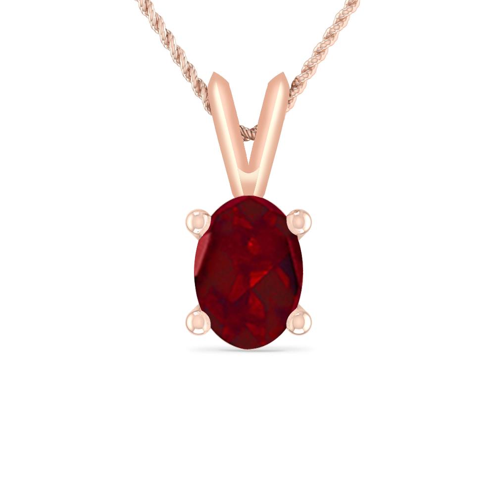 Rose Gold - Garnet