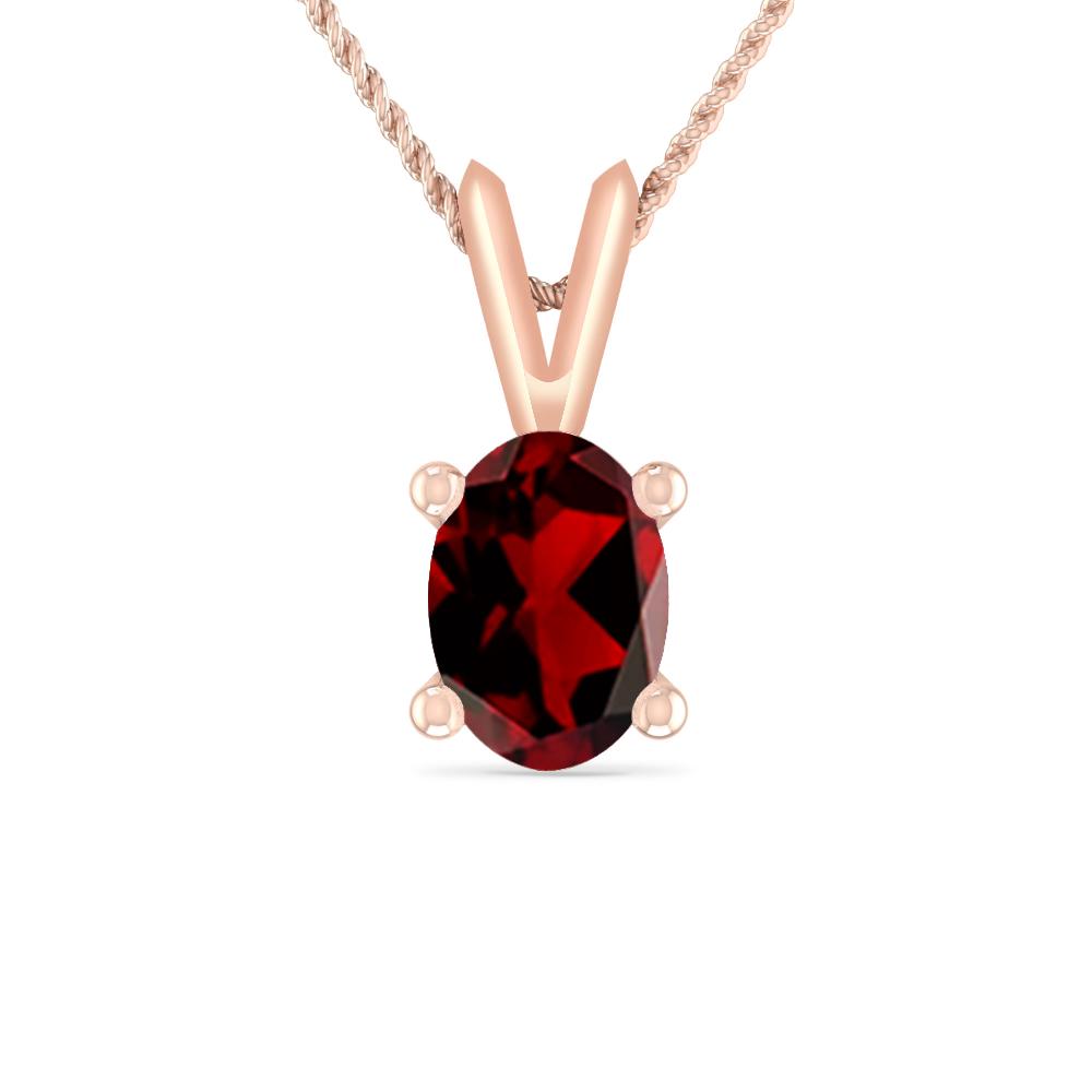 Rose Gold - Garnet