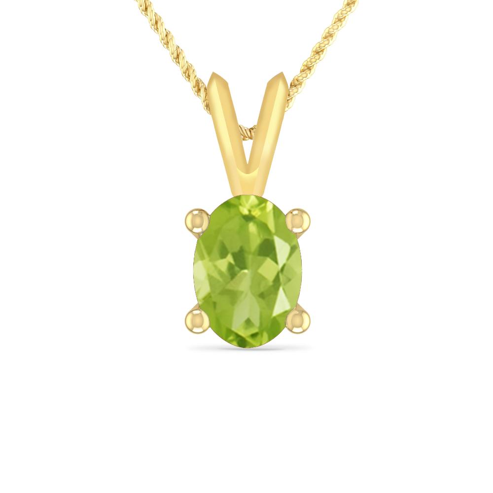 Yellow Gold - Peridot