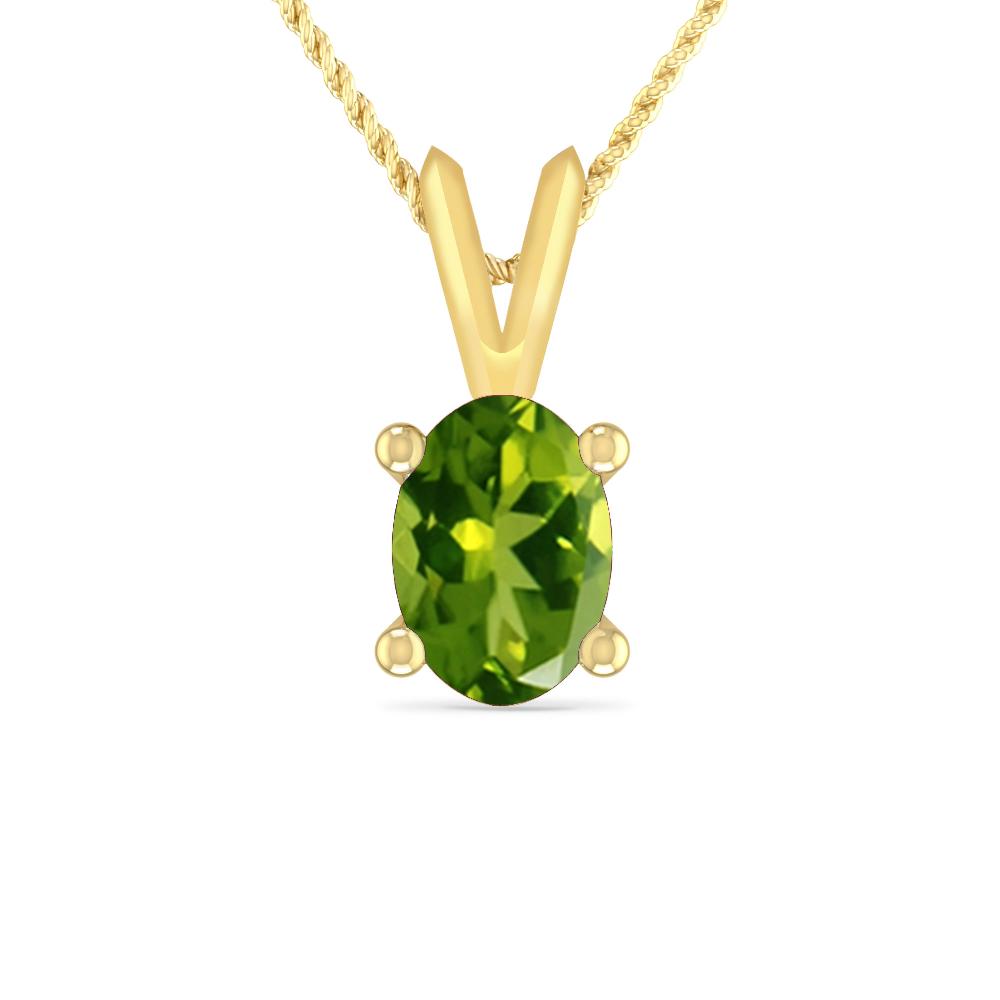 Yellow Gold - Peridot