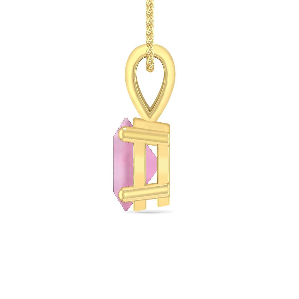 Yellow Gold - Pink Tourmaline