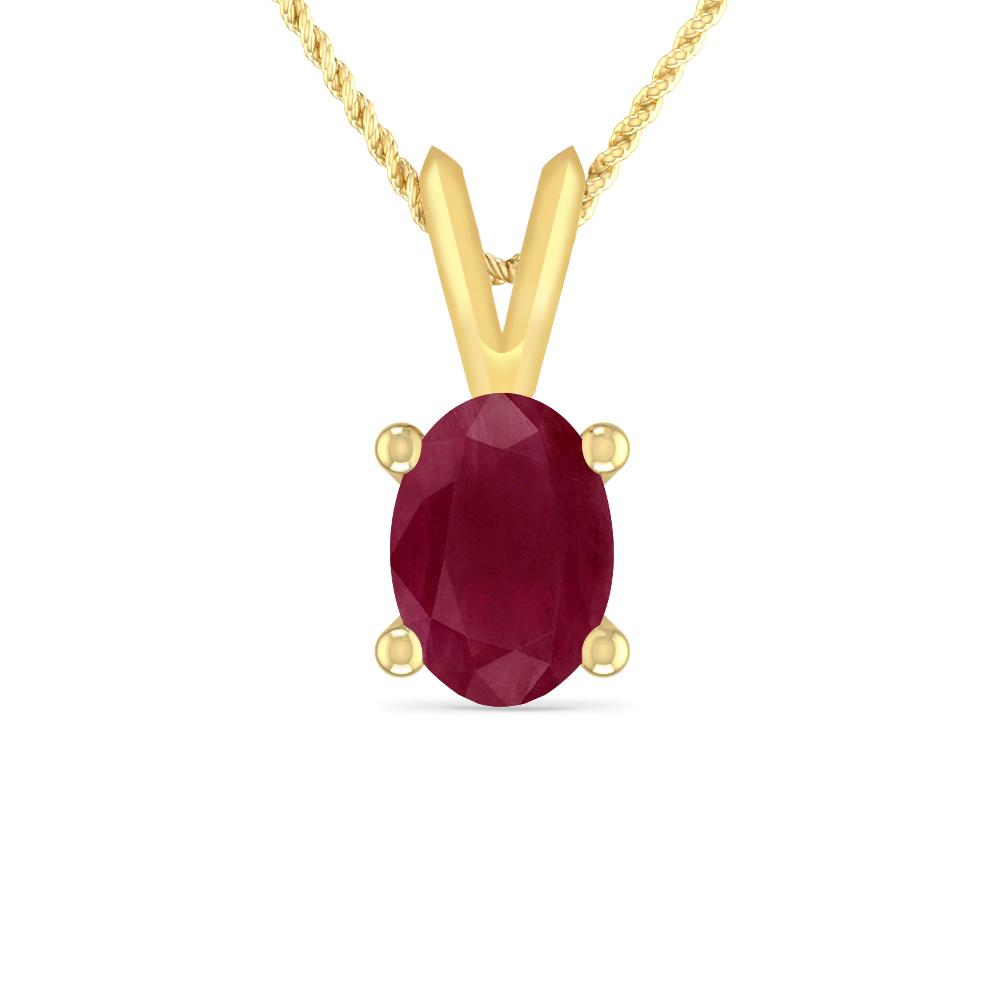 Yellow Gold - Ruby