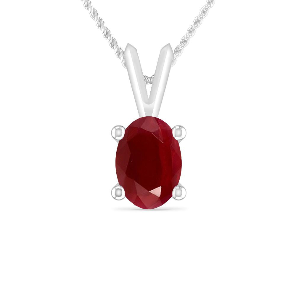 White Gold - Ruby