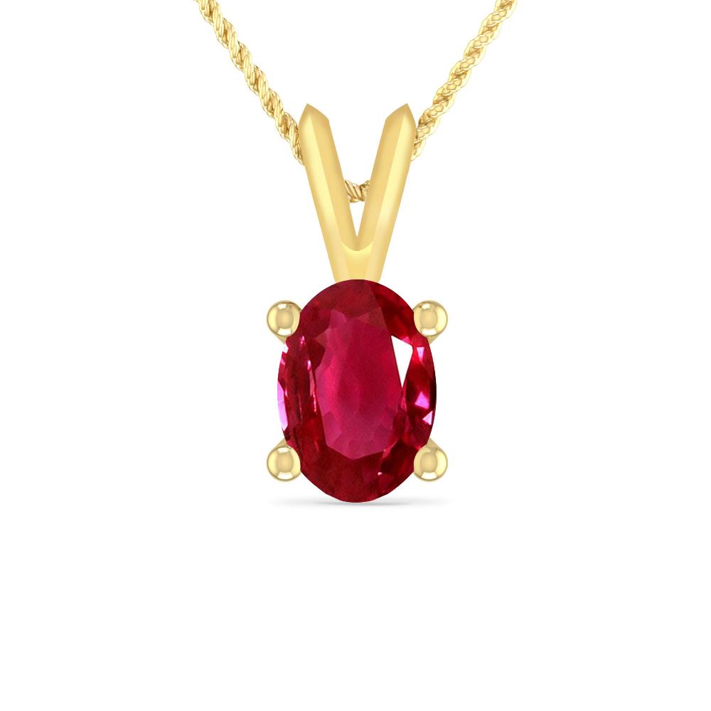 Yellow Gold - Ruby