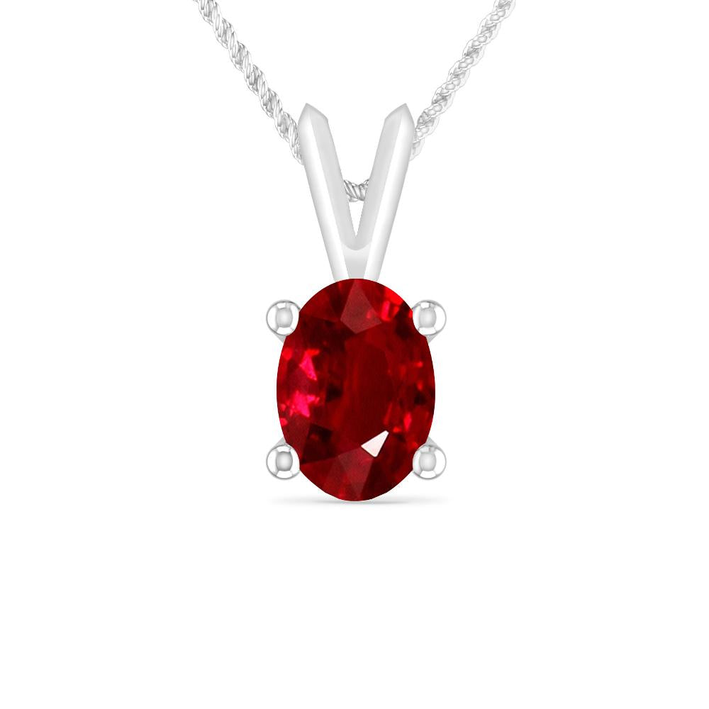 White Gold - Ruby