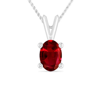 White Gold - Ruby