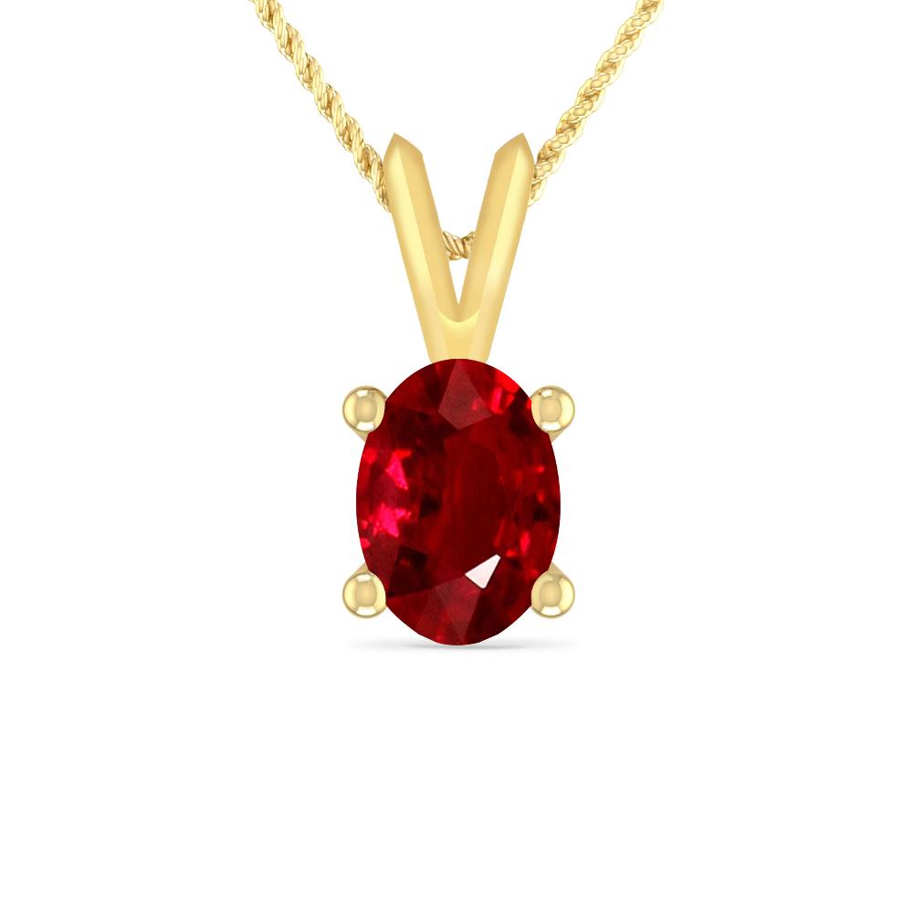 Yellow Gold - Ruby