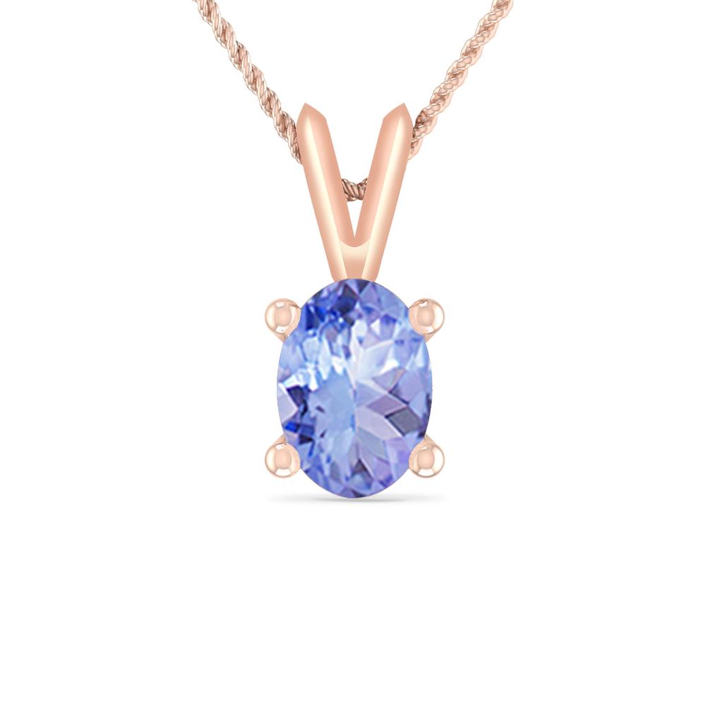 Rose Gold - Tanzanite