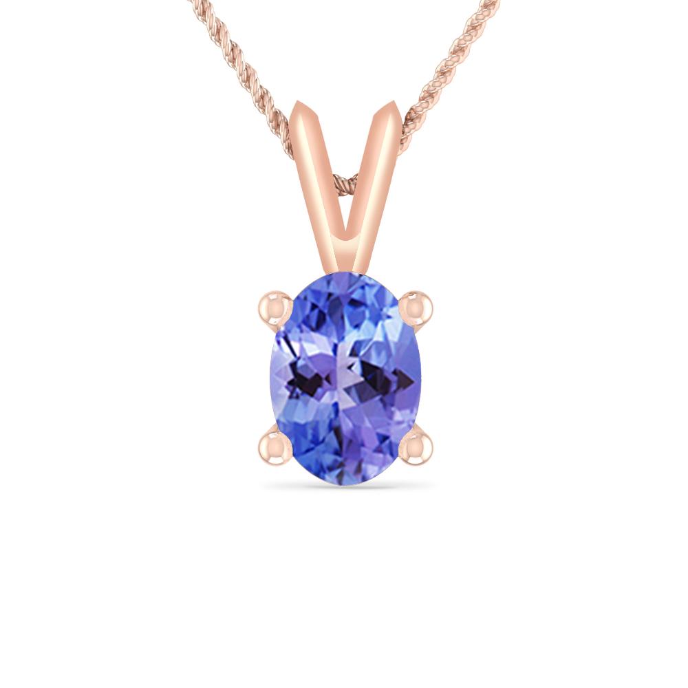 Rose Gold - Tanzanite