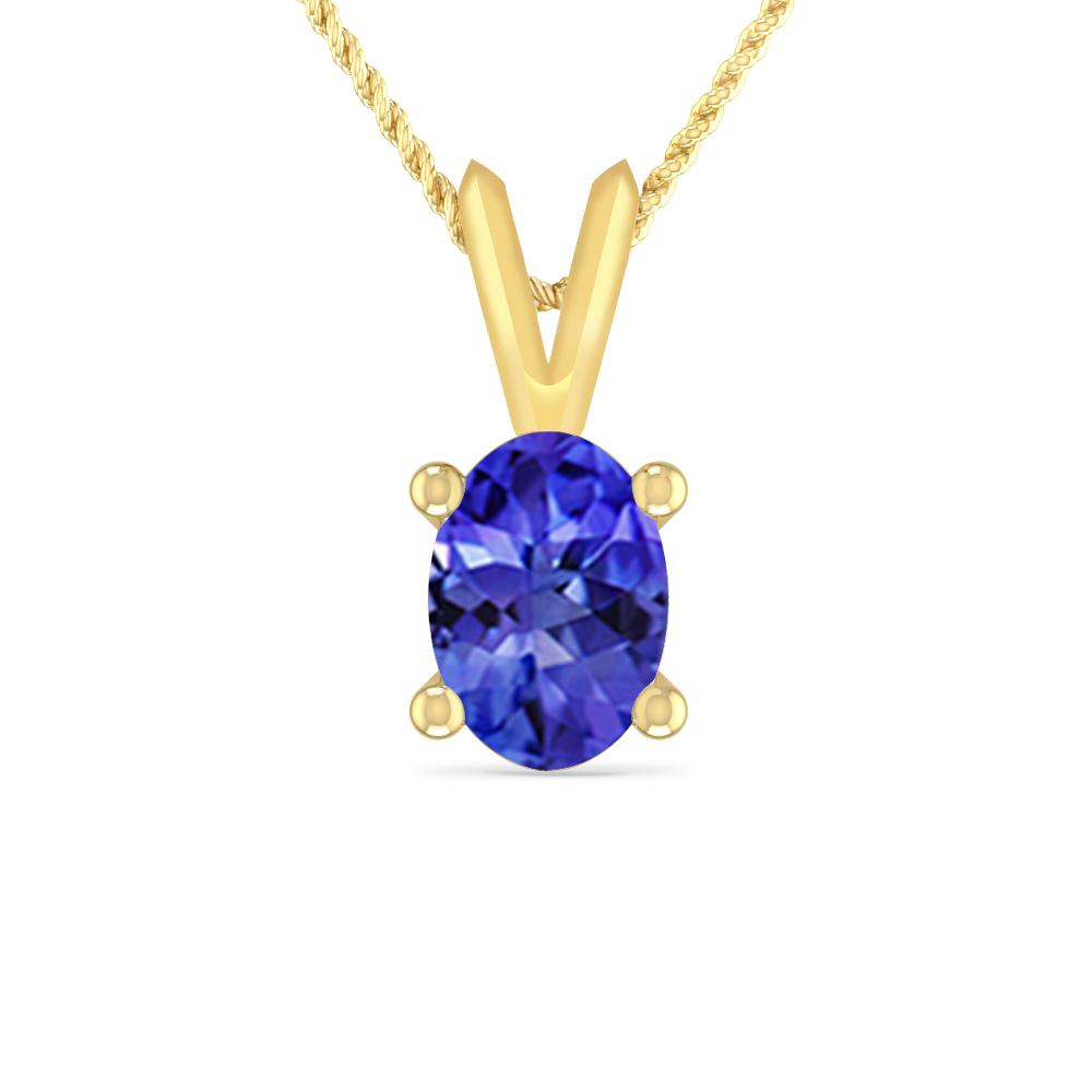 Yellow Gold - Tanzanite