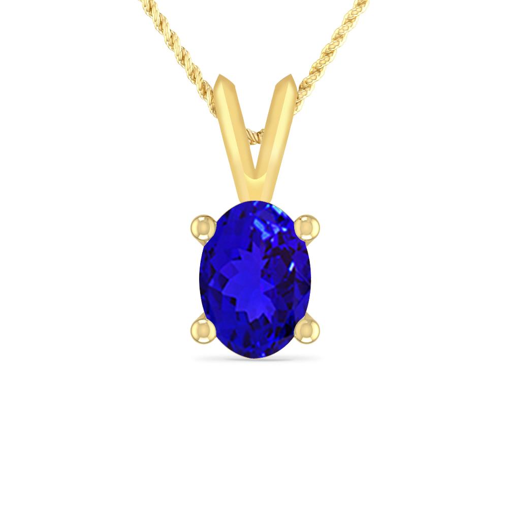 Yellow Gold - Tanzanite