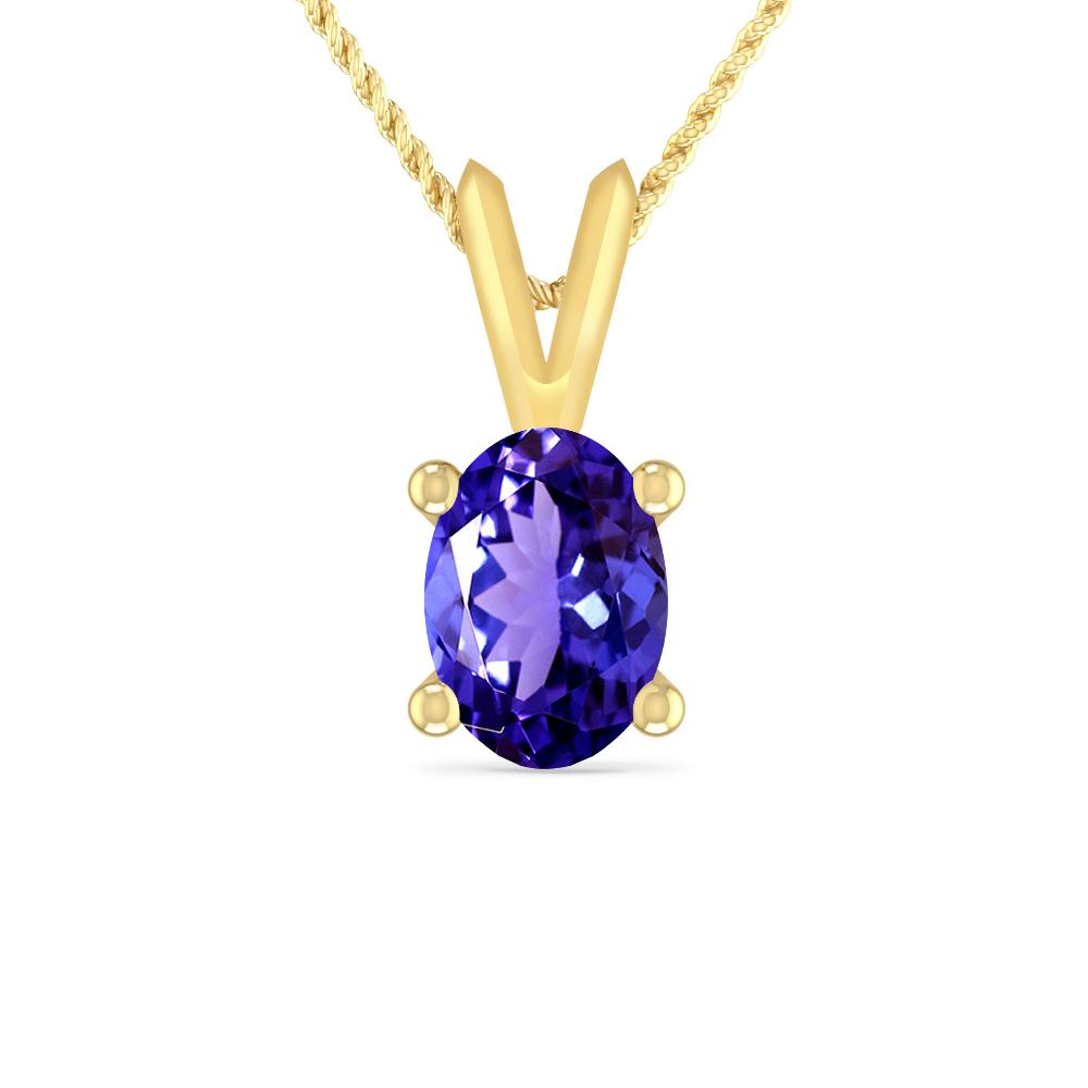 Yellow Gold - Tanzanite