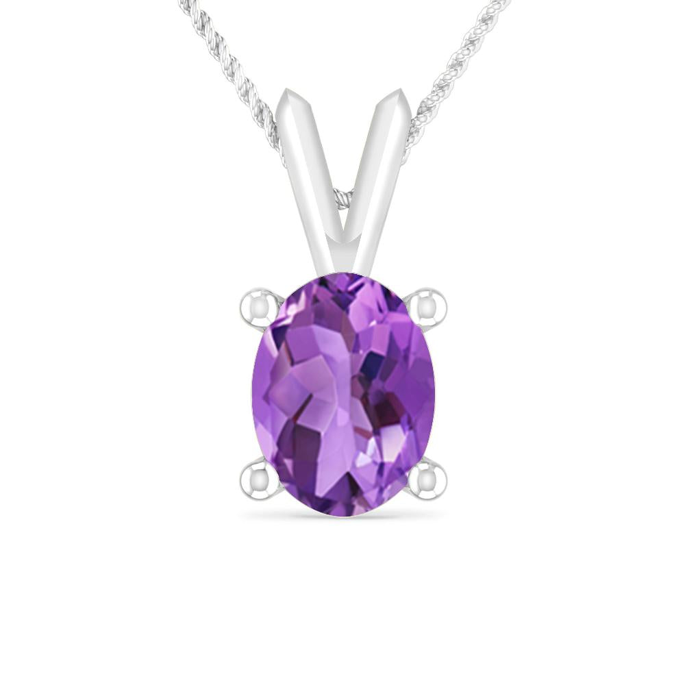 White Gold - Amethyst