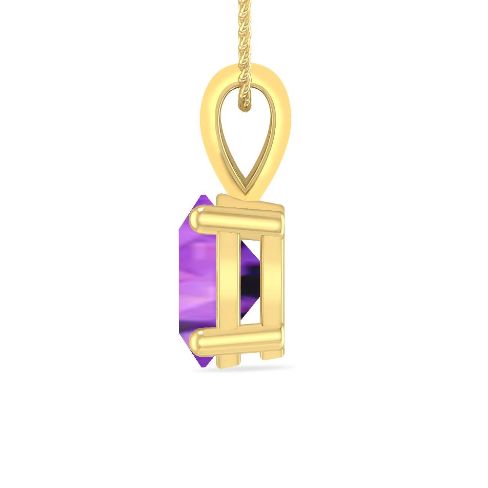 Yellow Gold - Amethyst