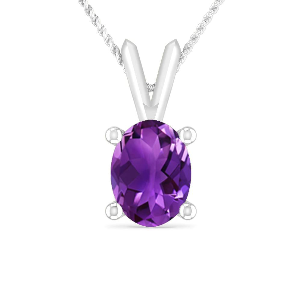 White Gold - Amethyst