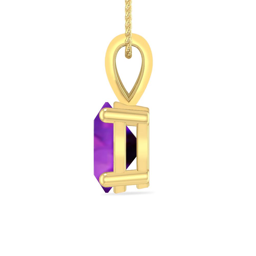 Yellow Gold - Amethyst