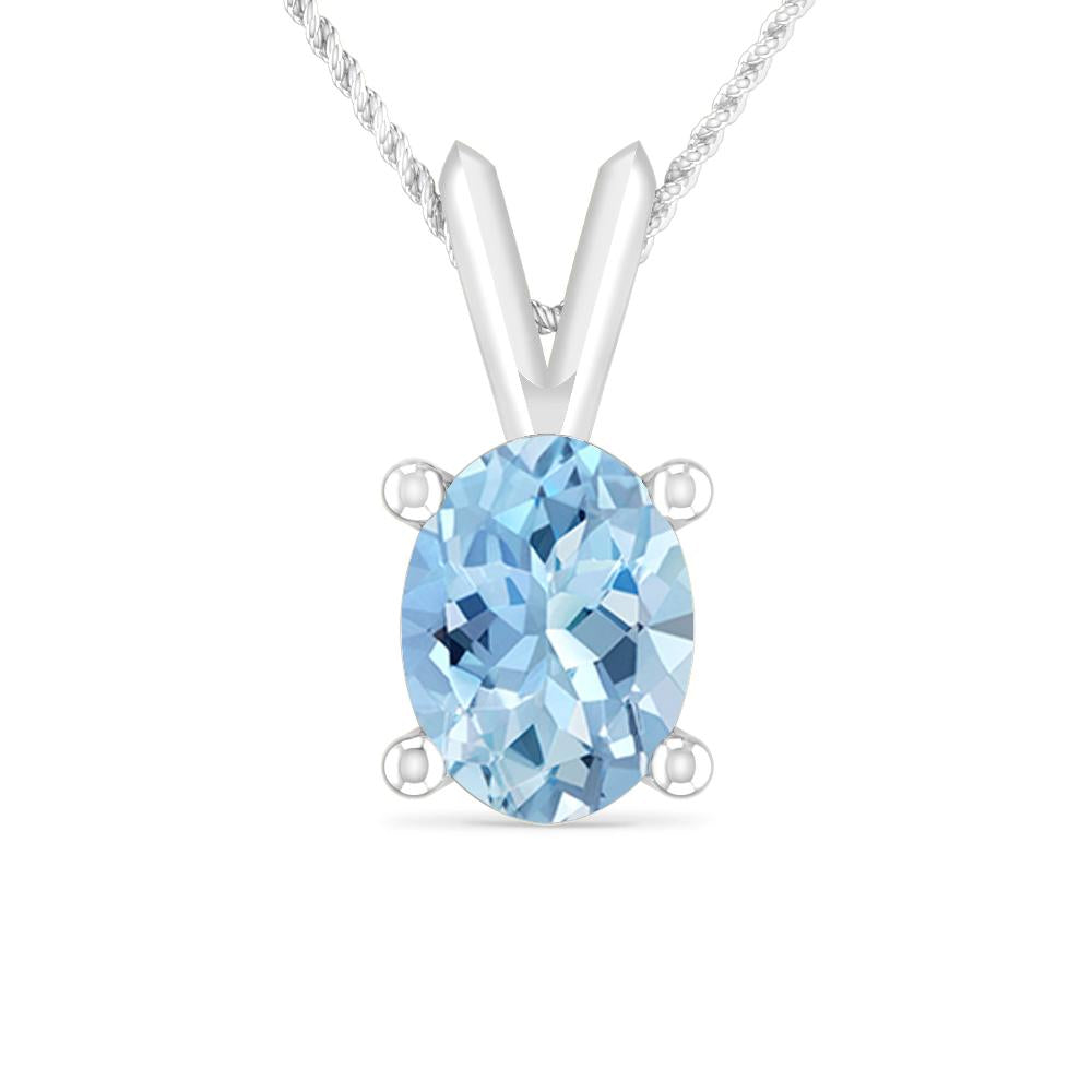 White Gold - Aquamarine