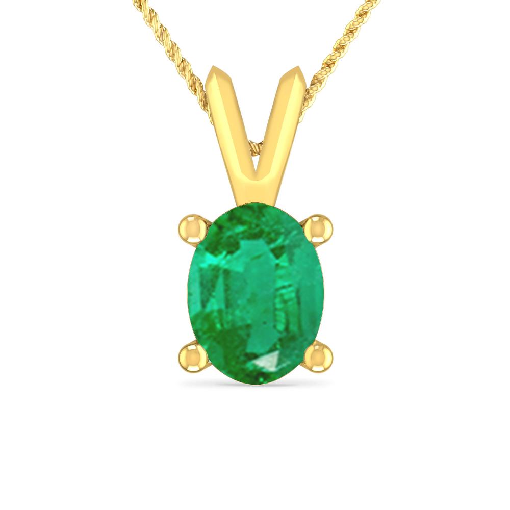 Yellow Gold - Emerald