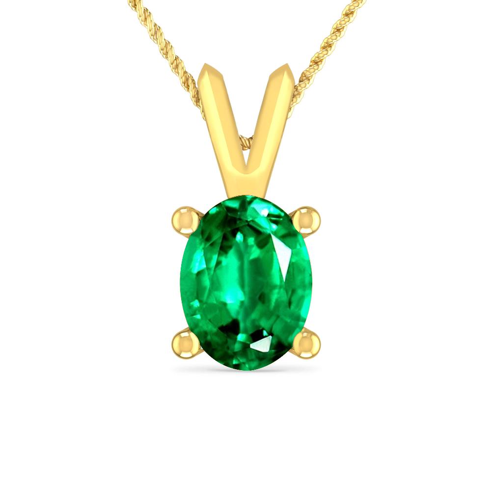 Yellow Gold - Emerald