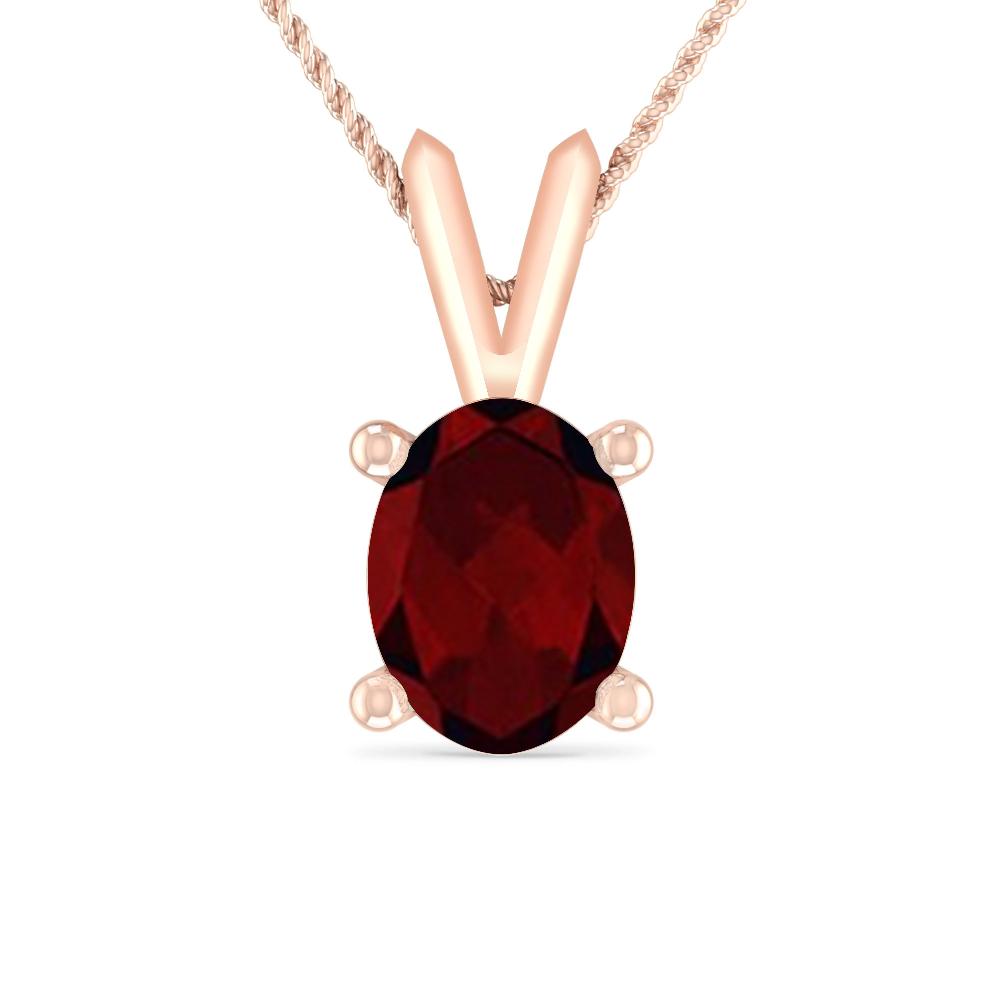 Rose Gold - Garnet