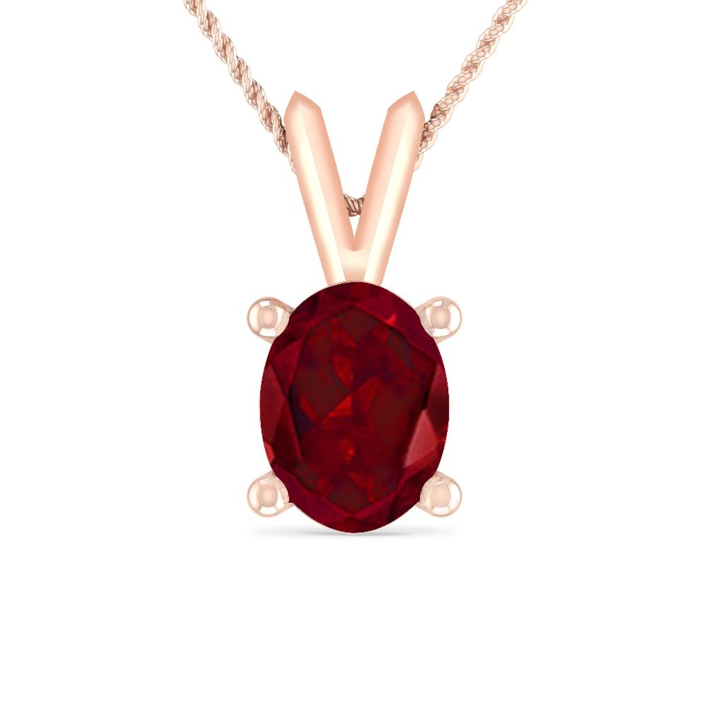 Rose Gold - Garnet