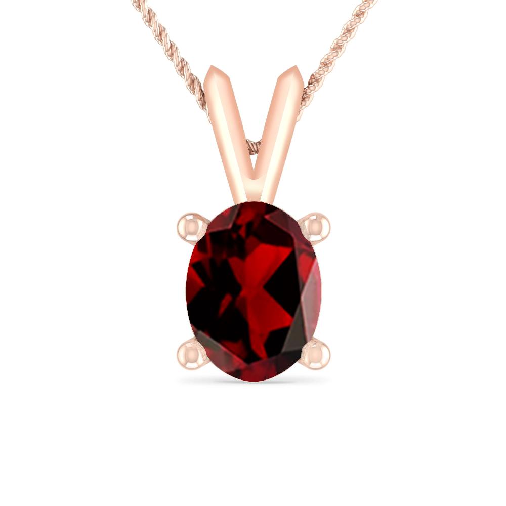 Rose Gold - Garnet