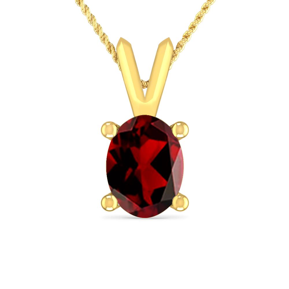 Yellow Gold - Garnet