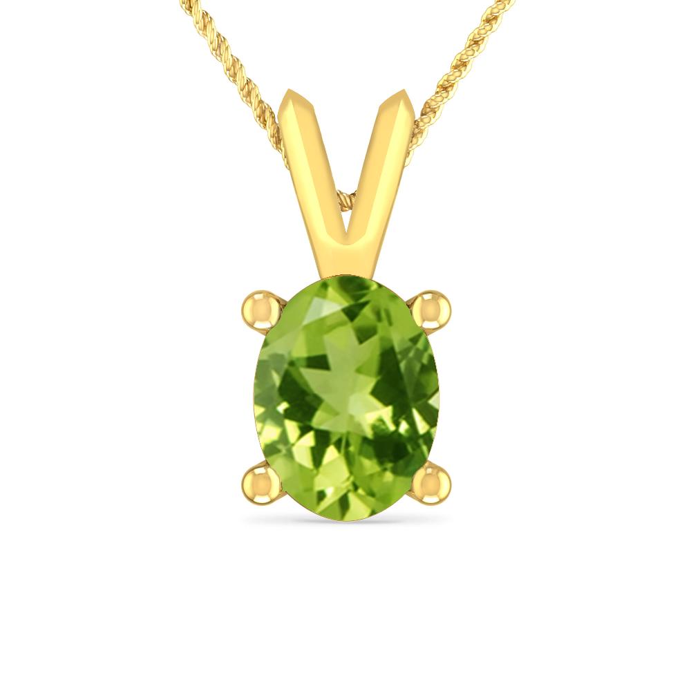 Yellow Gold - Peridot