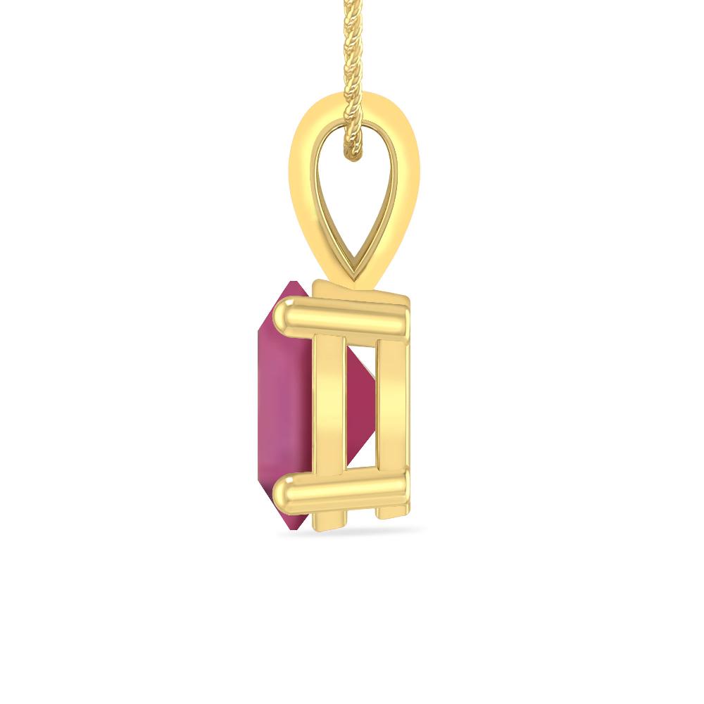 Yellow Gold - Pink Tourmaline