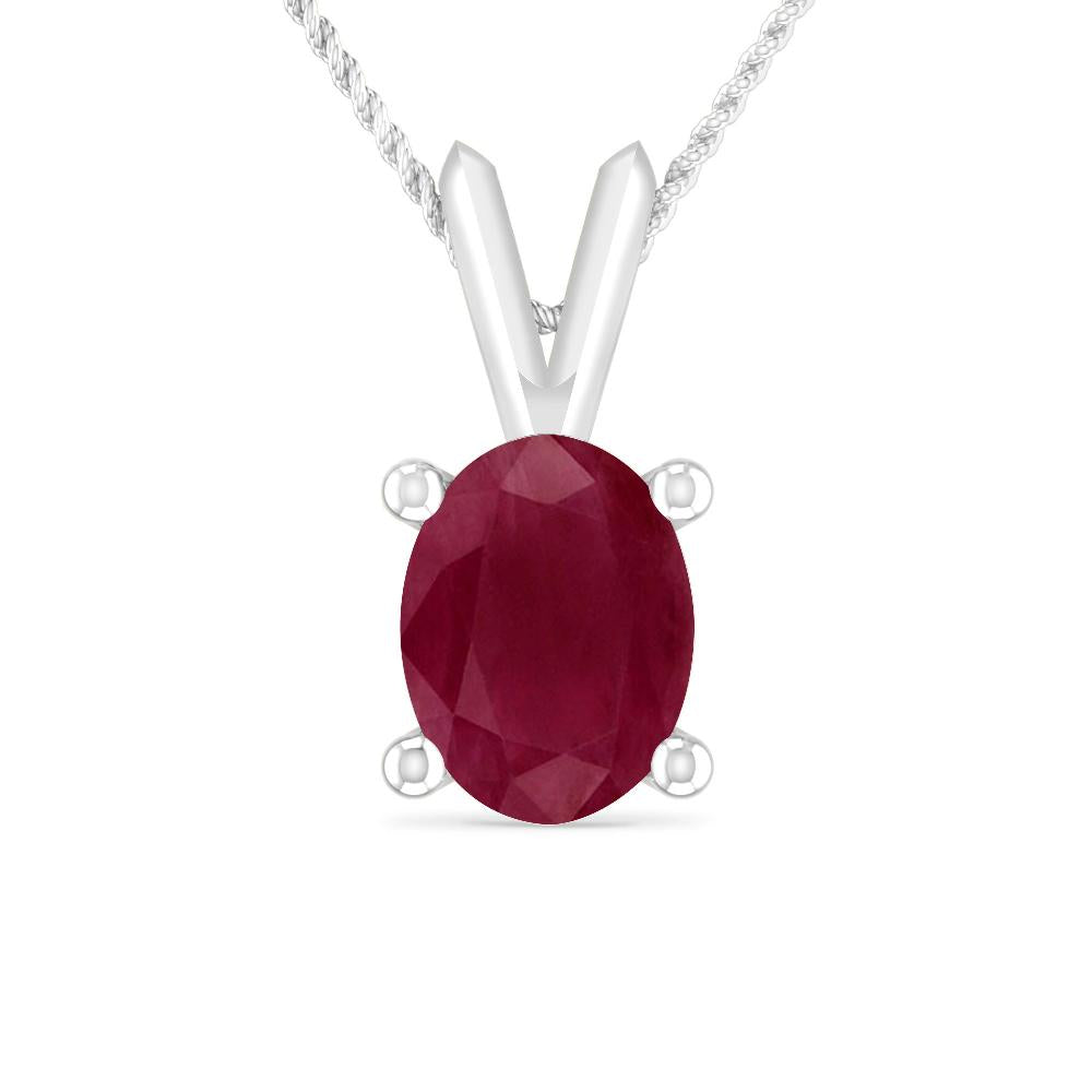 White Gold - Ruby