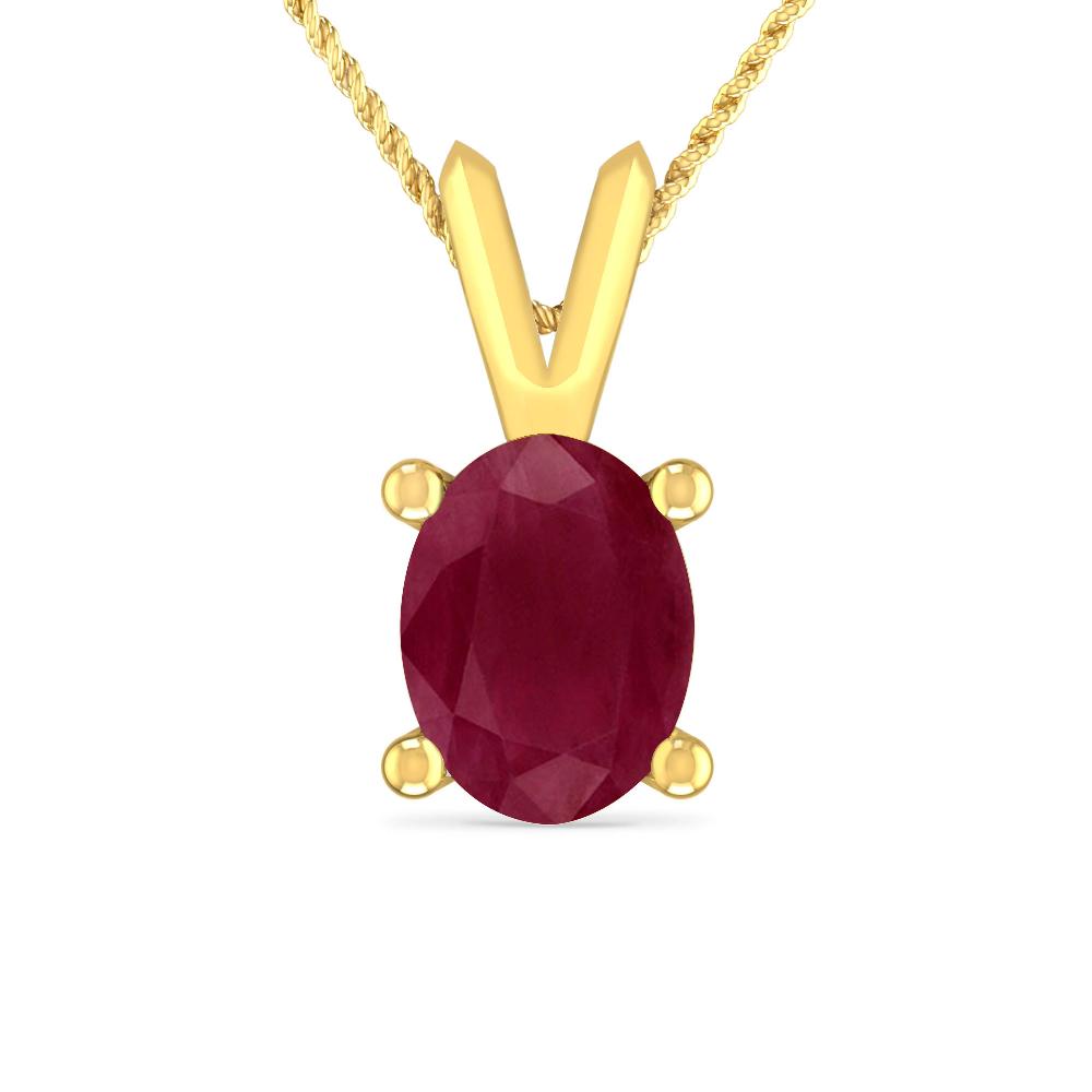 Yellow Gold - Ruby