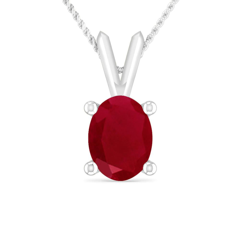 White Gold - Ruby