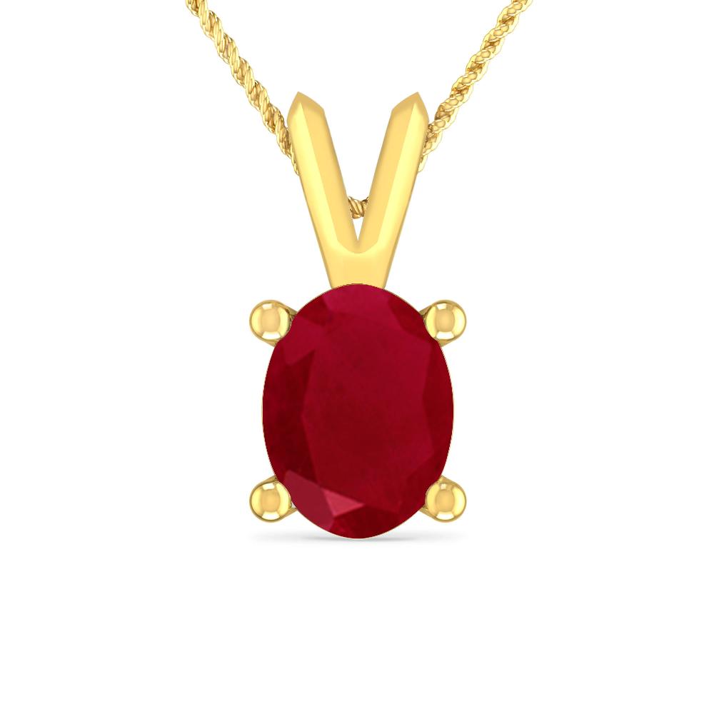 Yellow Gold - Ruby